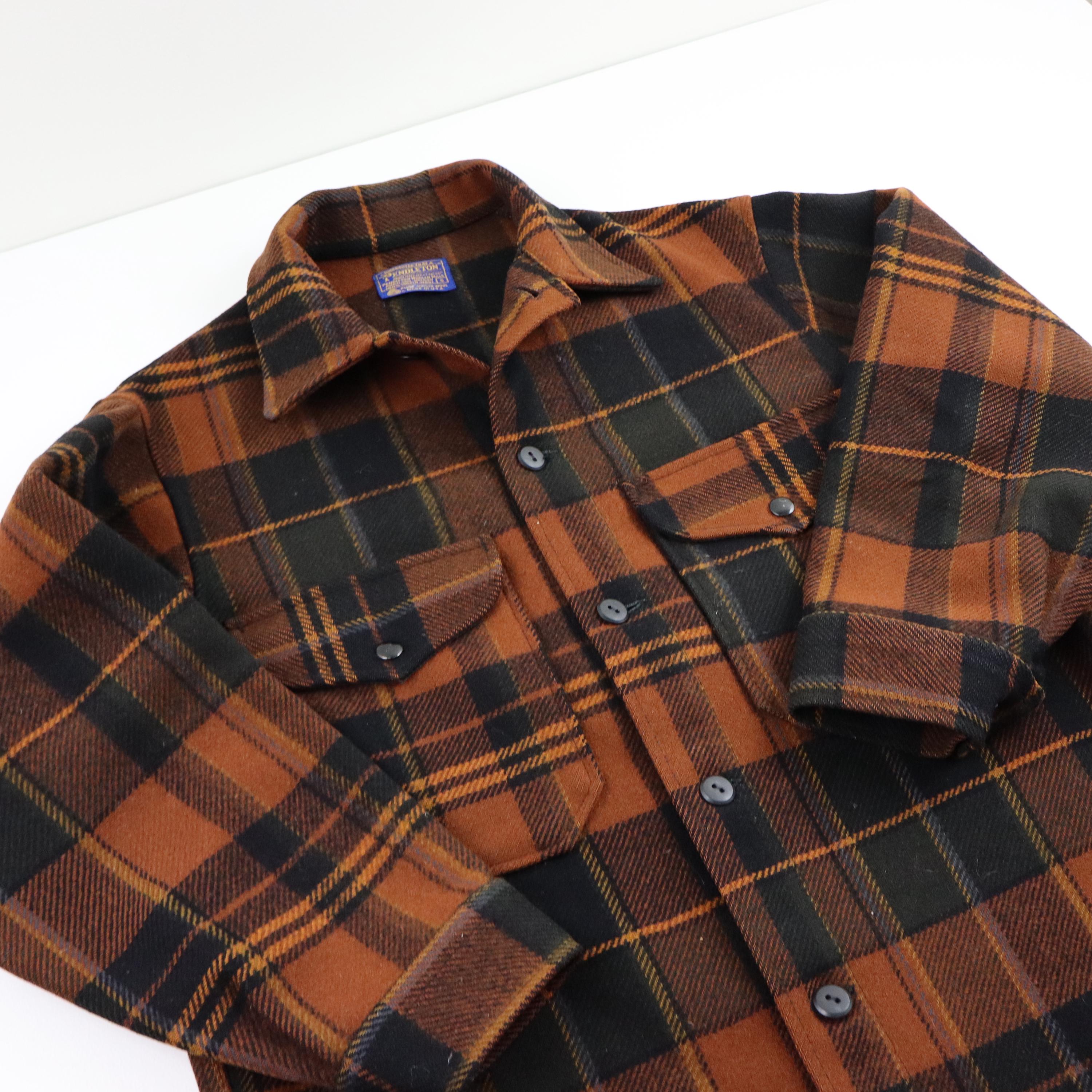 Vintage 70s 80s Made in Usa Pendleton Heavyweight Wool