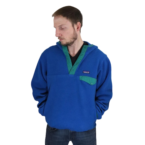 Vintage Patagonia Baggy Synchilla Fleece Snap-t Pullover Hoody