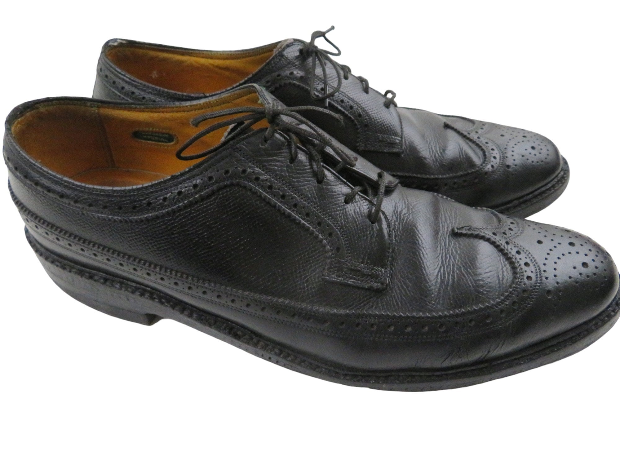 Vintage 70s 80s Florsheim Imperial Mens Leather Longwing Vintage 70s 80s Florsheim Imperial Mens Leather Longwing