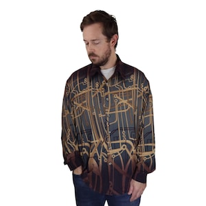 Melka Men's 100% Wool Shirt Long Sleeve Size Large. - Etsy