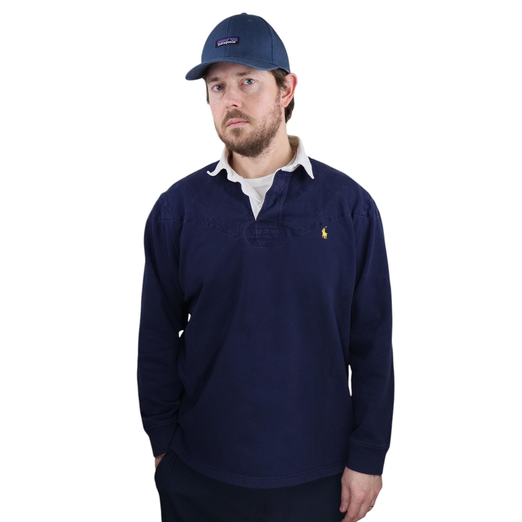 Polo Ralph Lauren Jersey Striped Rugger Powder Blue⁄Nevis at 90s