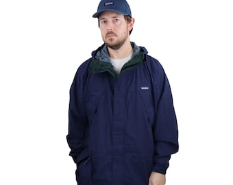 Vintage 90s 1998 Patagonia Full Zip Waterproof Fishing Guide Rain