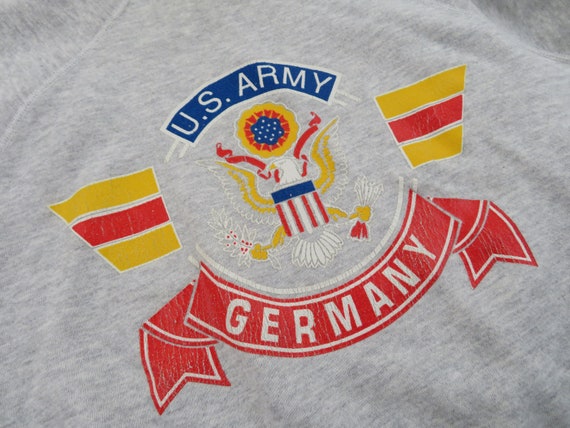 Vintage 70s 80s Men's U.S. Army Germany Sweatshir… - image 5