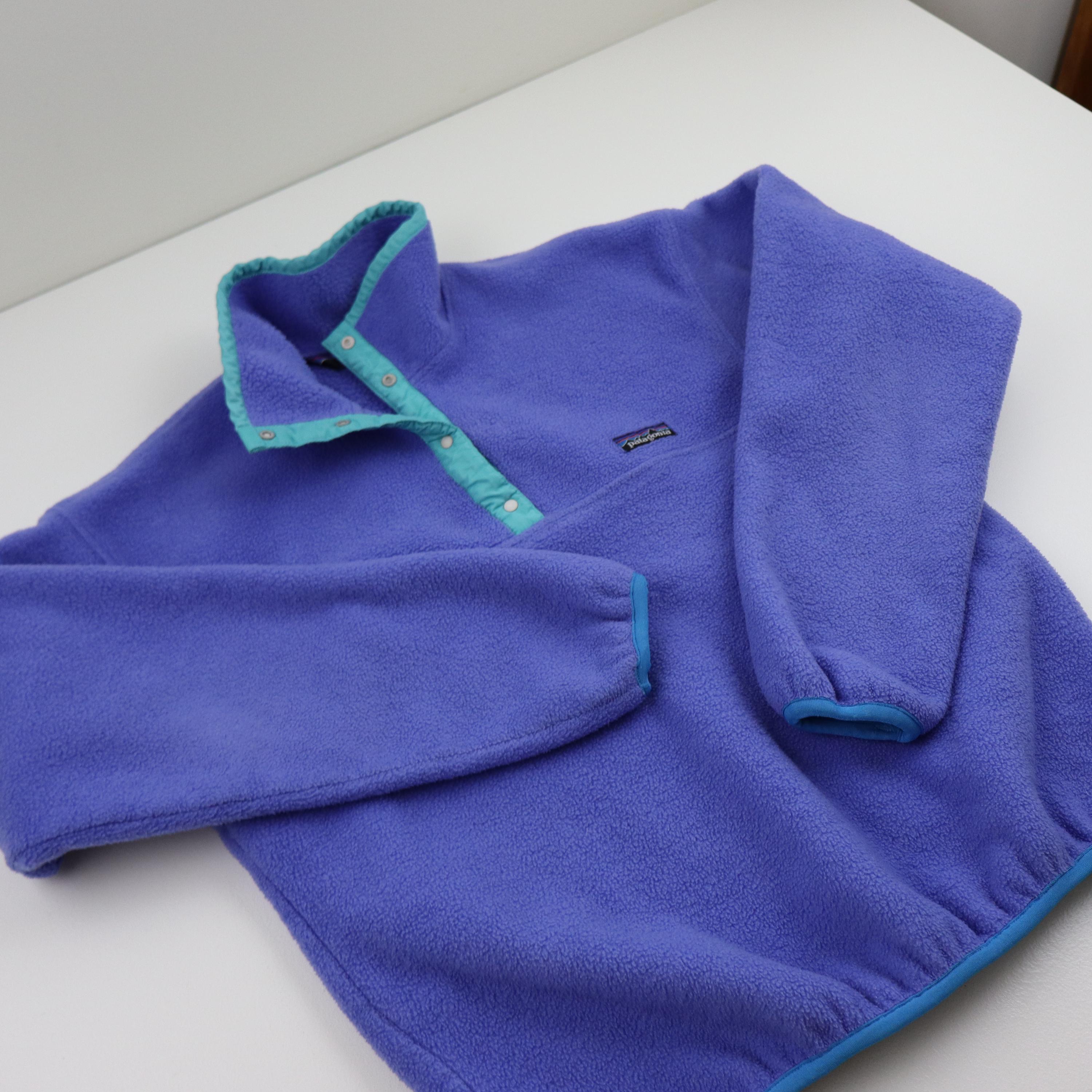 Vintage 80s Patagonia Snap-t Fleece Pullover USA Made Unisex XS 