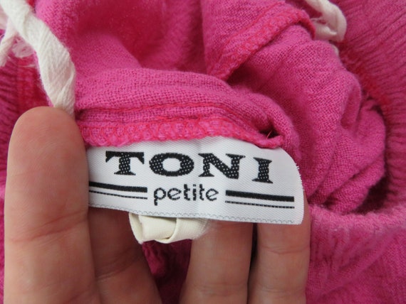 Vintage 90s Toni Petite Womens 3 Inch Inseam Text… - image 8