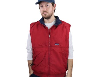 Vintage Patagonia Fleece Sweater Vest Made USA Size Xtra Large XL