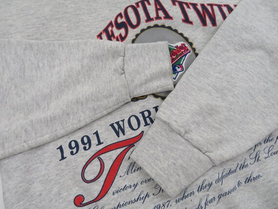 Vintage 90s Made In USA Men's Minnesota Twins 199… - image 9
