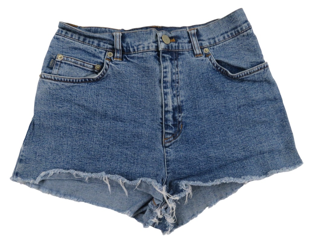 【★Ralph Lauren★Women's Vintage Denim Short Pony刺繍入り】 Polo Ralph Lauren Shorts Womens 8 Blue Jean Denim Pony