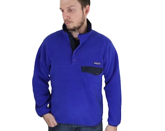 トップス 90'S Patagonia Fleece Pullover Vintage 90s Patagonia Synchilla Fleece Snap T Rare Pullover Jacket