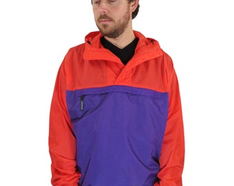 80s Patagonia アノラック ビンテージ usa製 old 90s 90s USA製 patagonia バキーズプルオーバー アノラック XL