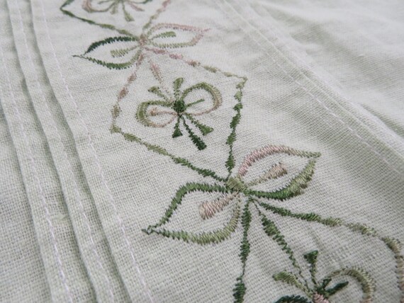 Vintage 70s 80s Guayabera Embroidered Floral Ciga… - image 5