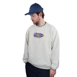 Vintage 80s 90s Skat Trak World Finals Jet Ski IJSBA Crewneck Sweatshirt Mens XL Large Baggy Boxy Pullover Heavyweight Made In USA Graphic