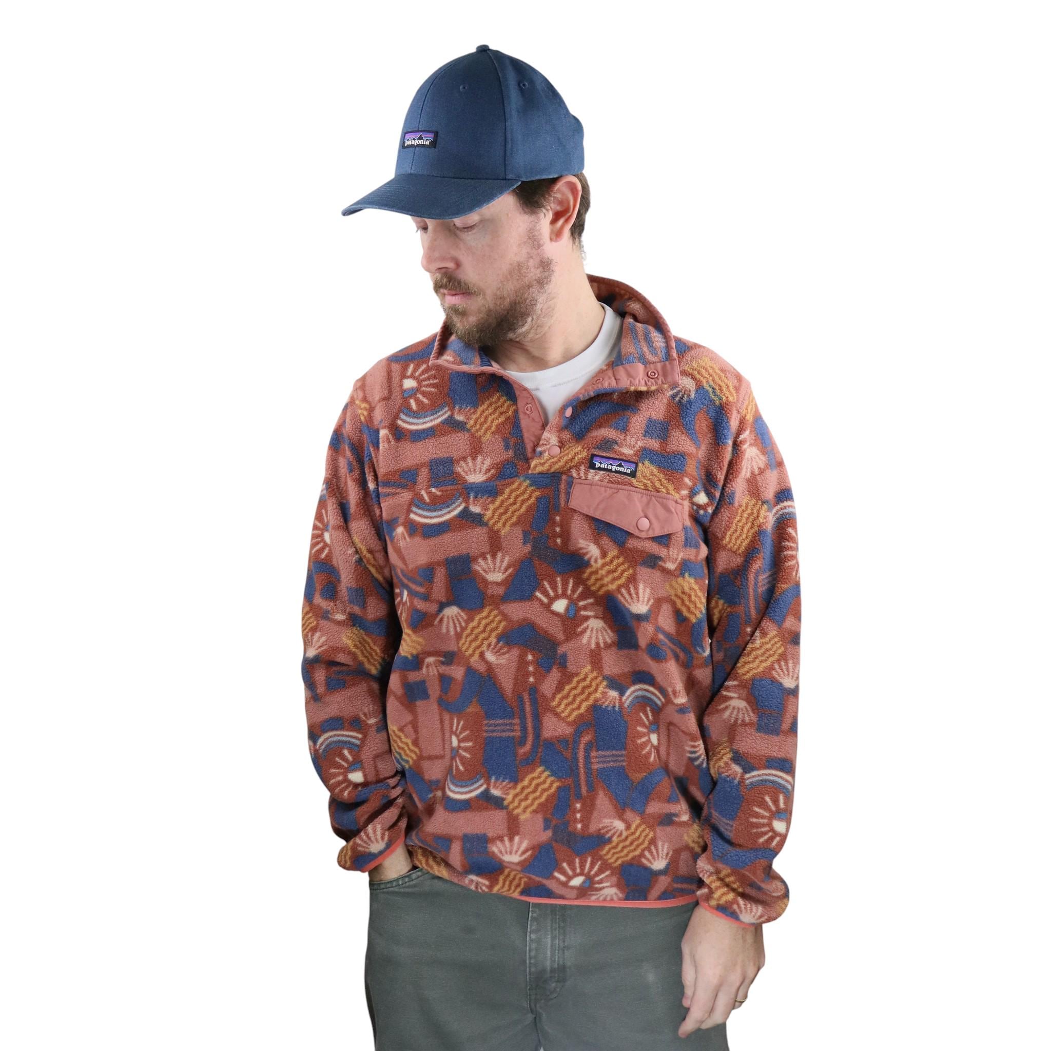 Y2K Patagonia Canyon Block Aztec Tribal Southwestern Synchilla