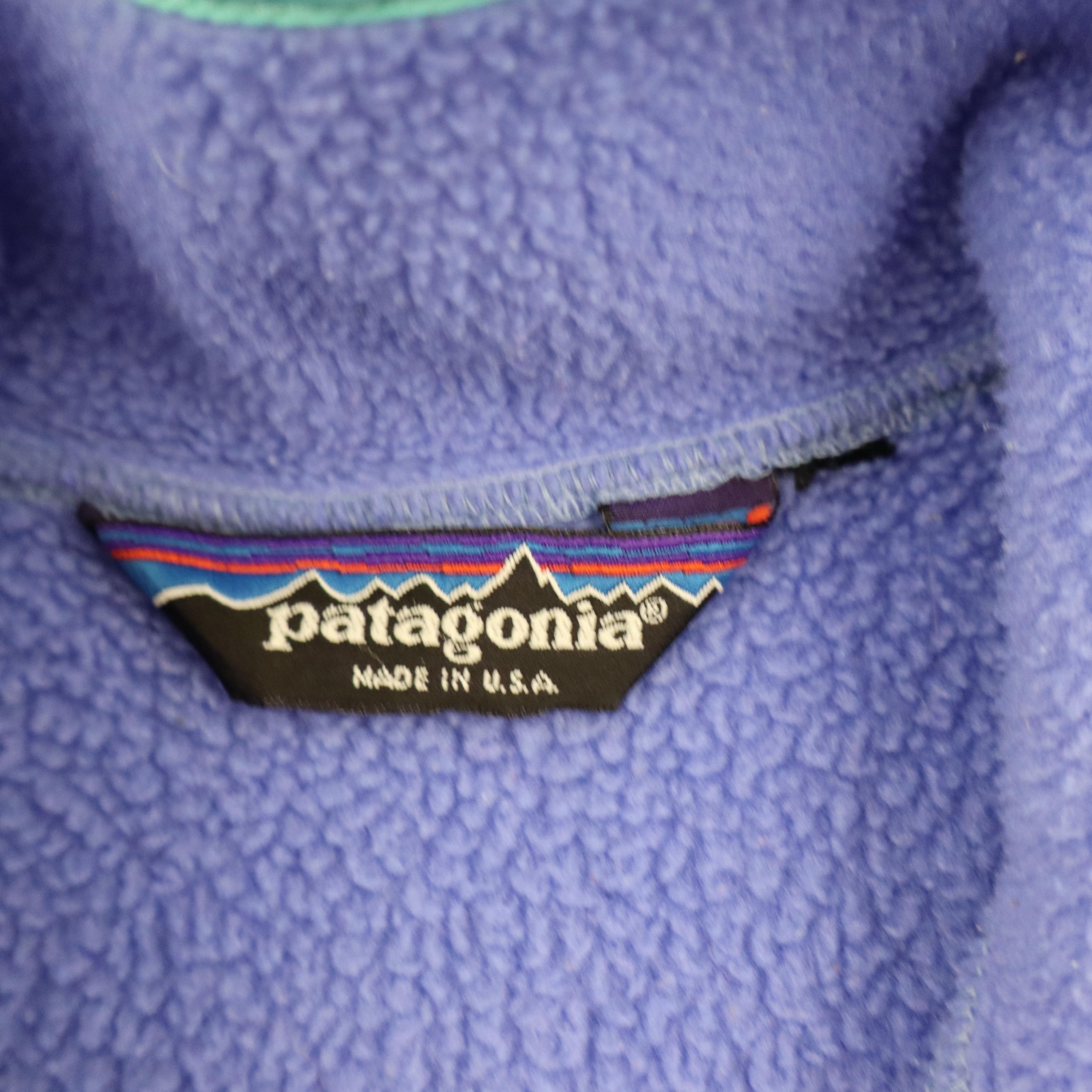 Vintage 80s Patagonia Snap-t Fleece Pullover USA Made Unisex XS