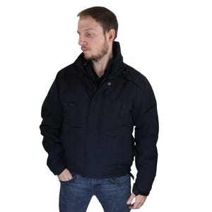 Vintage 90s Y2K The North Face Waterproof 3 in 1 Tactical Security Military Hunting Puffer Insulated Rain Jacket Coat Mens Small Black Steep