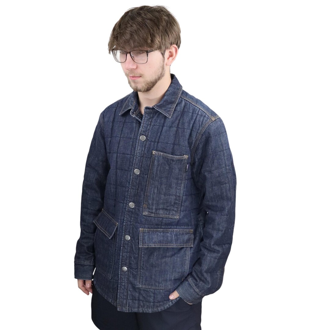 Patagonia Heavy Hopper Quilted Insulated Denim Snap Front Workwear