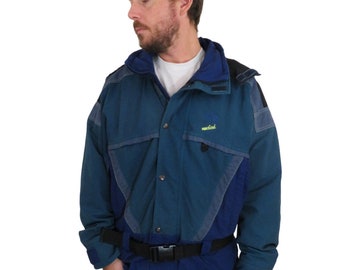 1990s LL Bean Maine Warden's Gore-tex Hooded Parka | Mens XL Zip