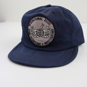 Vintage Made In USA IABTI International Association Bomb Technicians & Investigators Snapback Mens Trucker Hat Cap Adjustable 70s 80s 90s