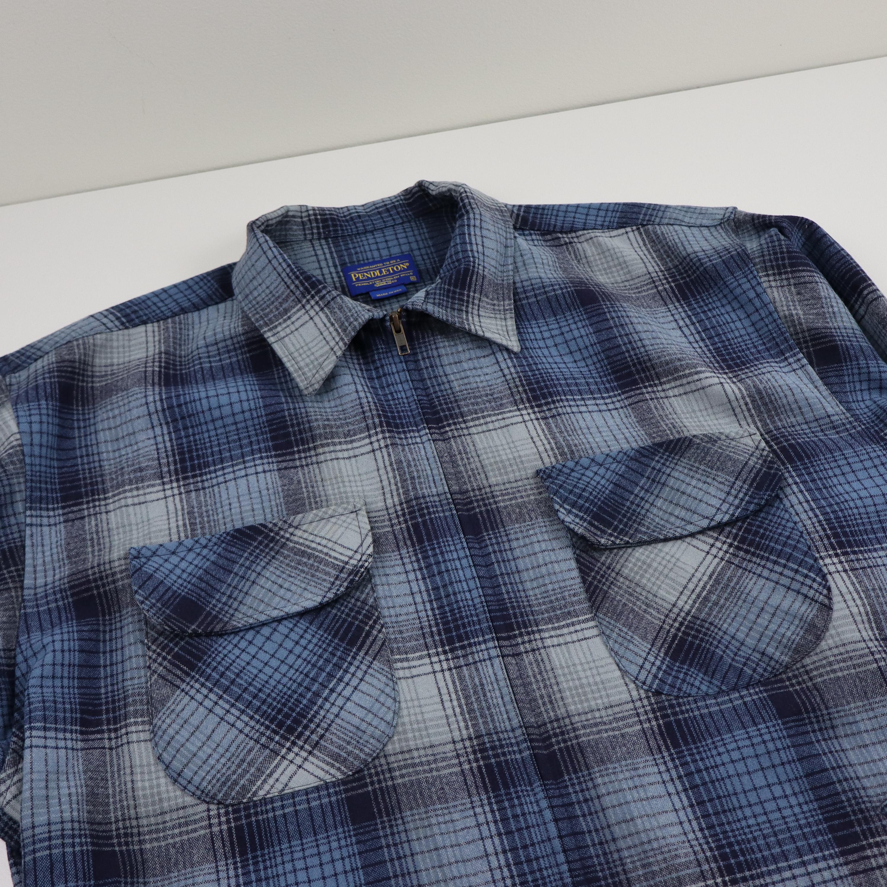 Buy Vintage 70s 80s Pendleton Wool Shadow Plaid Field Mackinaw 