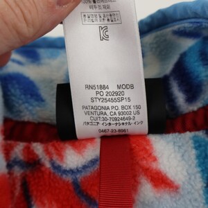 Y2K Patagonia Manoa Hawaiian Floral Aloha All Over Print Synchilla Fleece Snap T Pullover Jacket