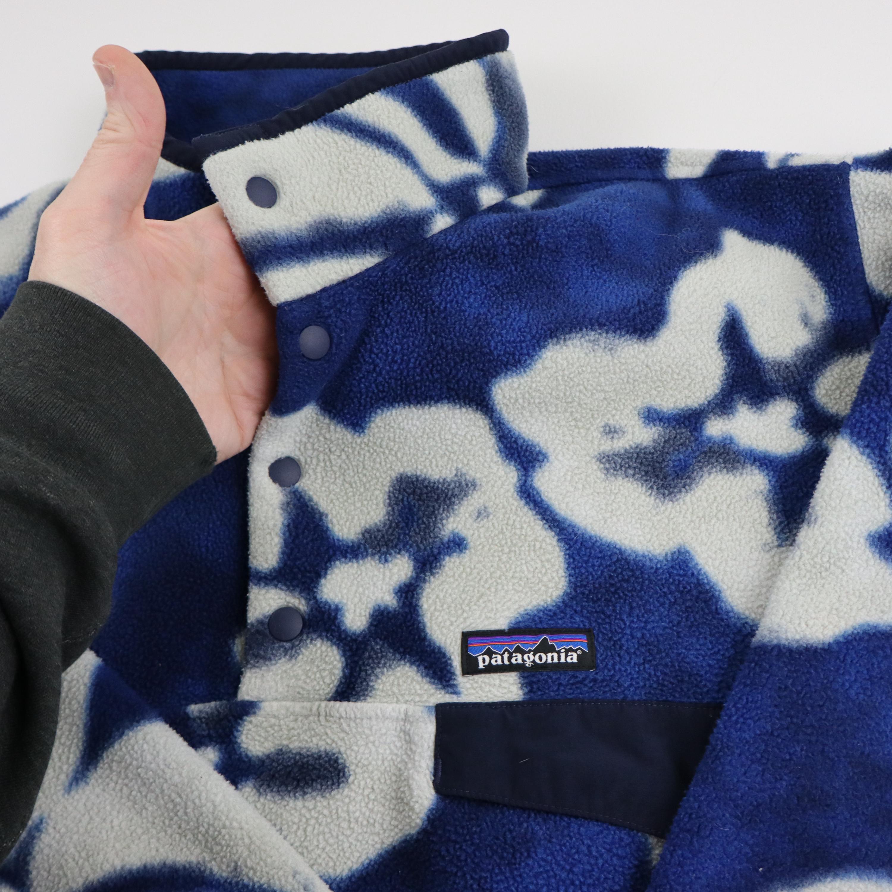 Vintage Patagonia Synchilla Hawaiian Hibiscus Snap-t Fleece