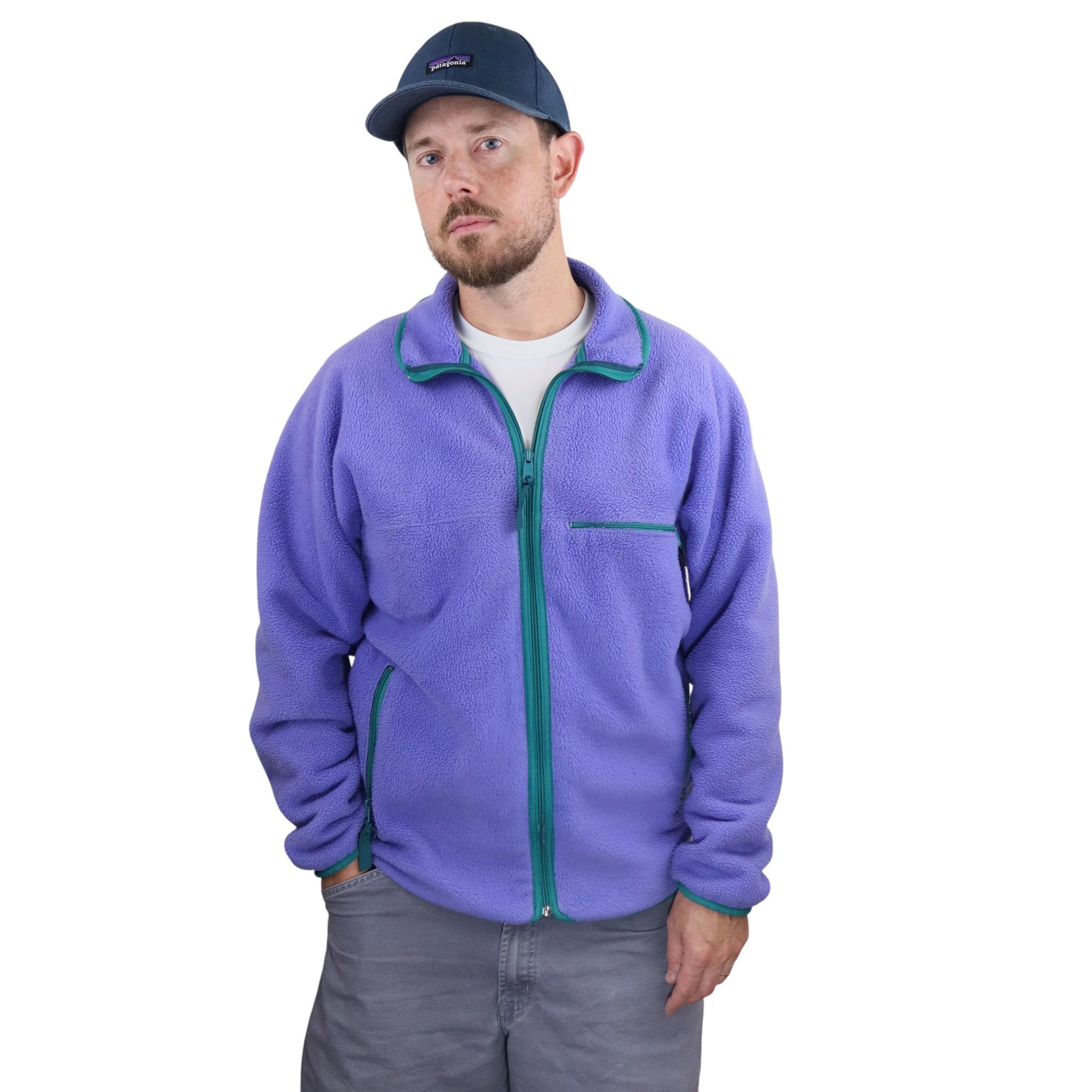 Vintage 80s Patagonia Synchilla Fleece Full Zip Jacket Mens XL