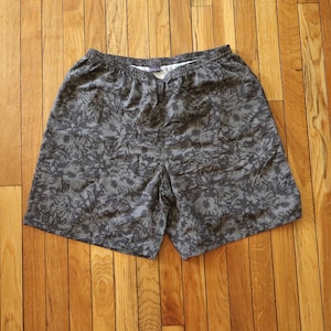 Vtg Patagonia Nylon Mesh Lined Baggies Longs Swim Suit Trunks 8&quot; Inseam Shorts Mens Large 34 36 Floral All Over Print Retro Running Athletic
