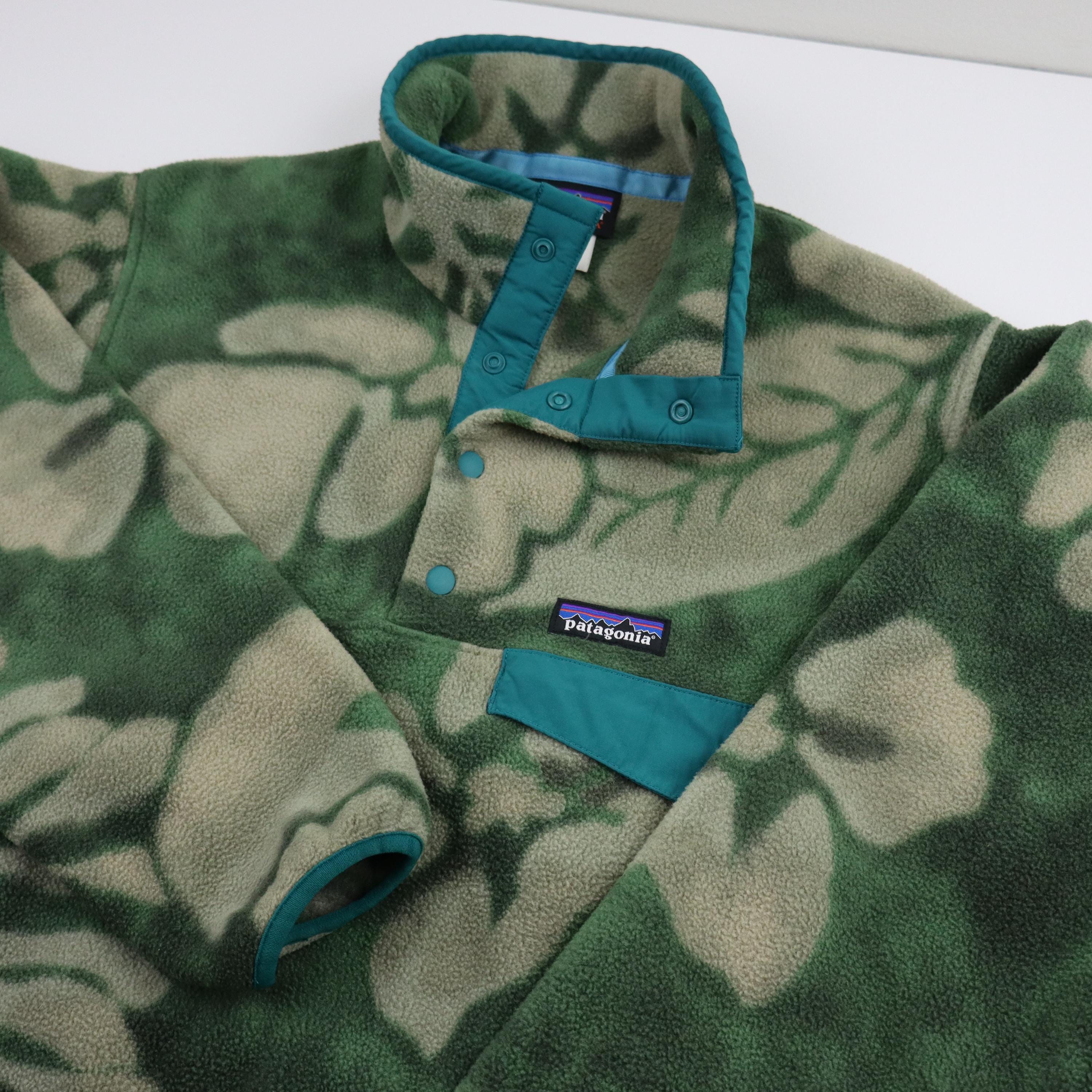 Vintage Patagonia Spice Garden Floral Hibiscus Hawaiian Synchilla