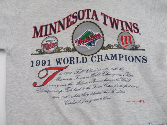 Vintage 90s Made In USA Men's Minnesota Twins 199… - image 4