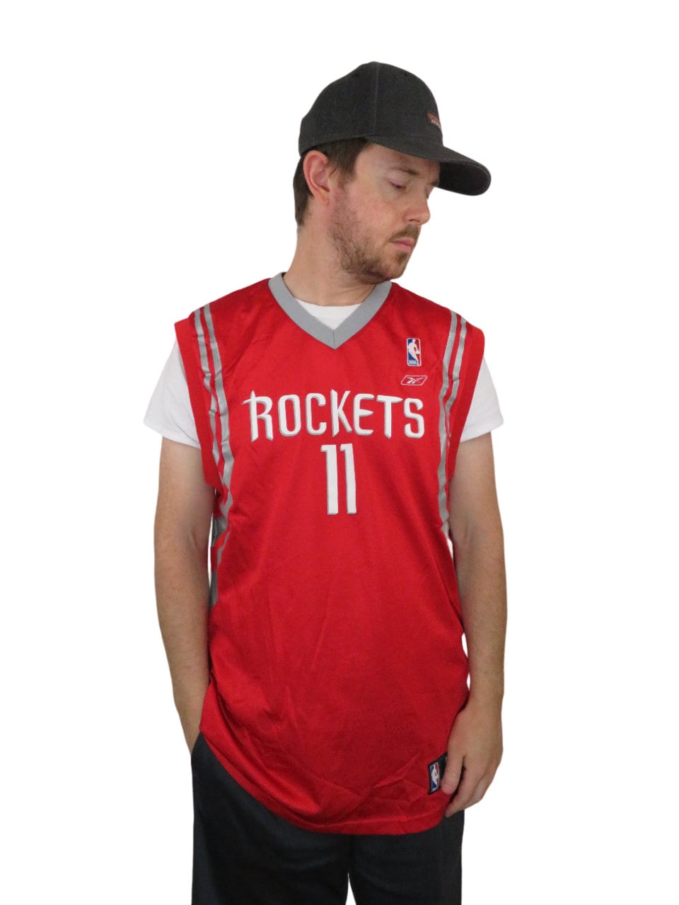 Reebok Hardwood Classics Yao Ming Houston Rockets Jersey Men's