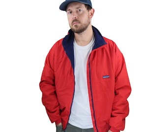 Vintage 80s 90s Patagonia Synchilla Fleece Lined Shelled Fall