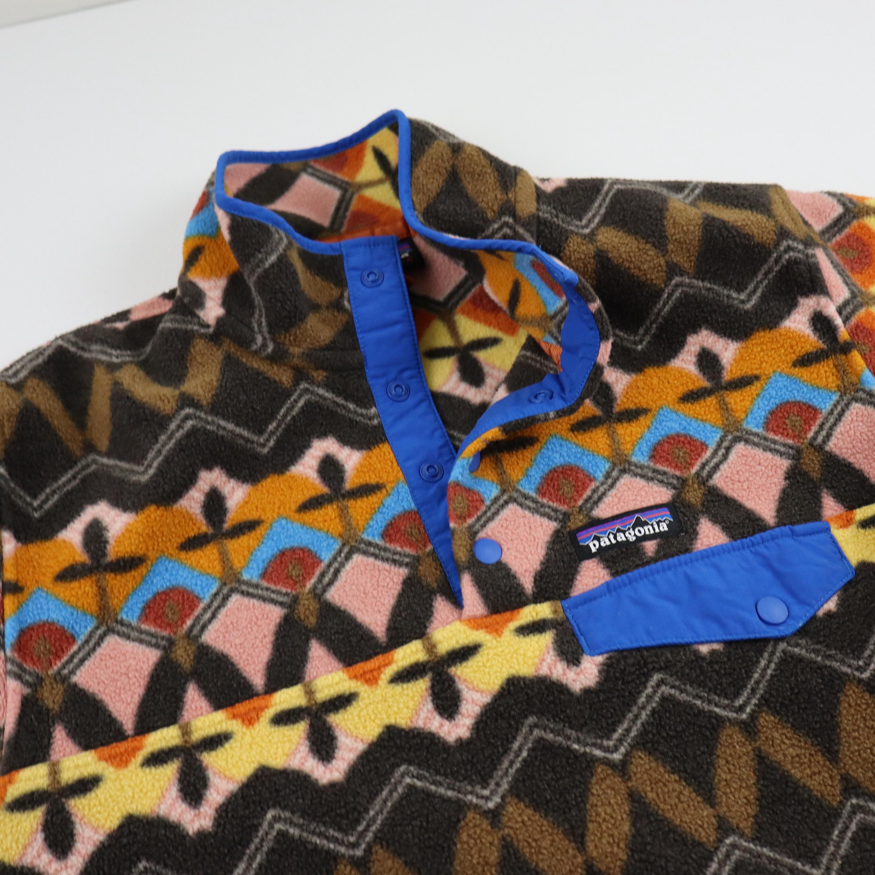 Y2K Patagonia Aztec Champions Big Anthos Pink Tribal All Over