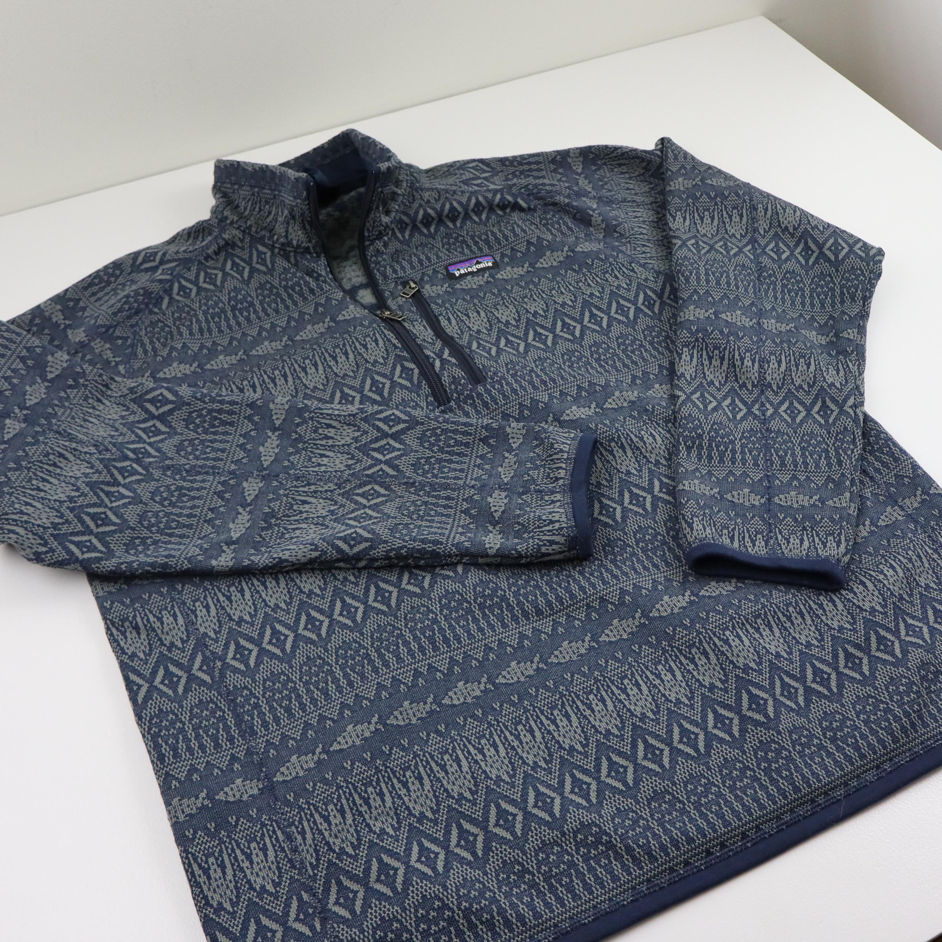 Patagonia Falconer Legend Fish Trout Aztec Fishing Woven Nordic
