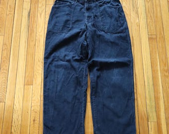Vintage Y2K Patagonia Rhythm Extension Cord Corduroy Wide Leg Pants Mens Size 36X32 34 35 Blue Retro Baggy Work Workwear Streetwear 90s Rare