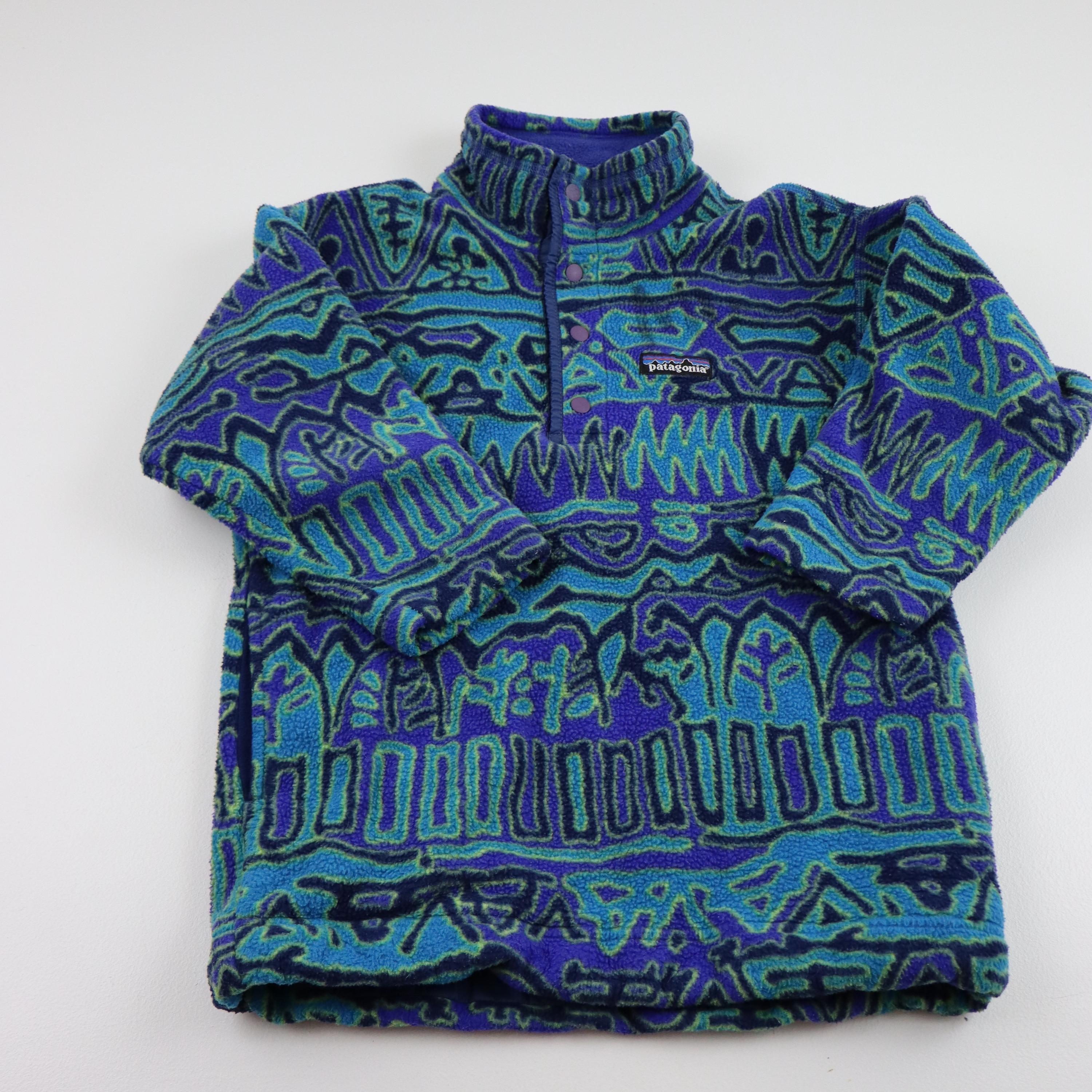 Vintage 90s Patagonia Switchback Aztec Tribal Synchilla Fleece