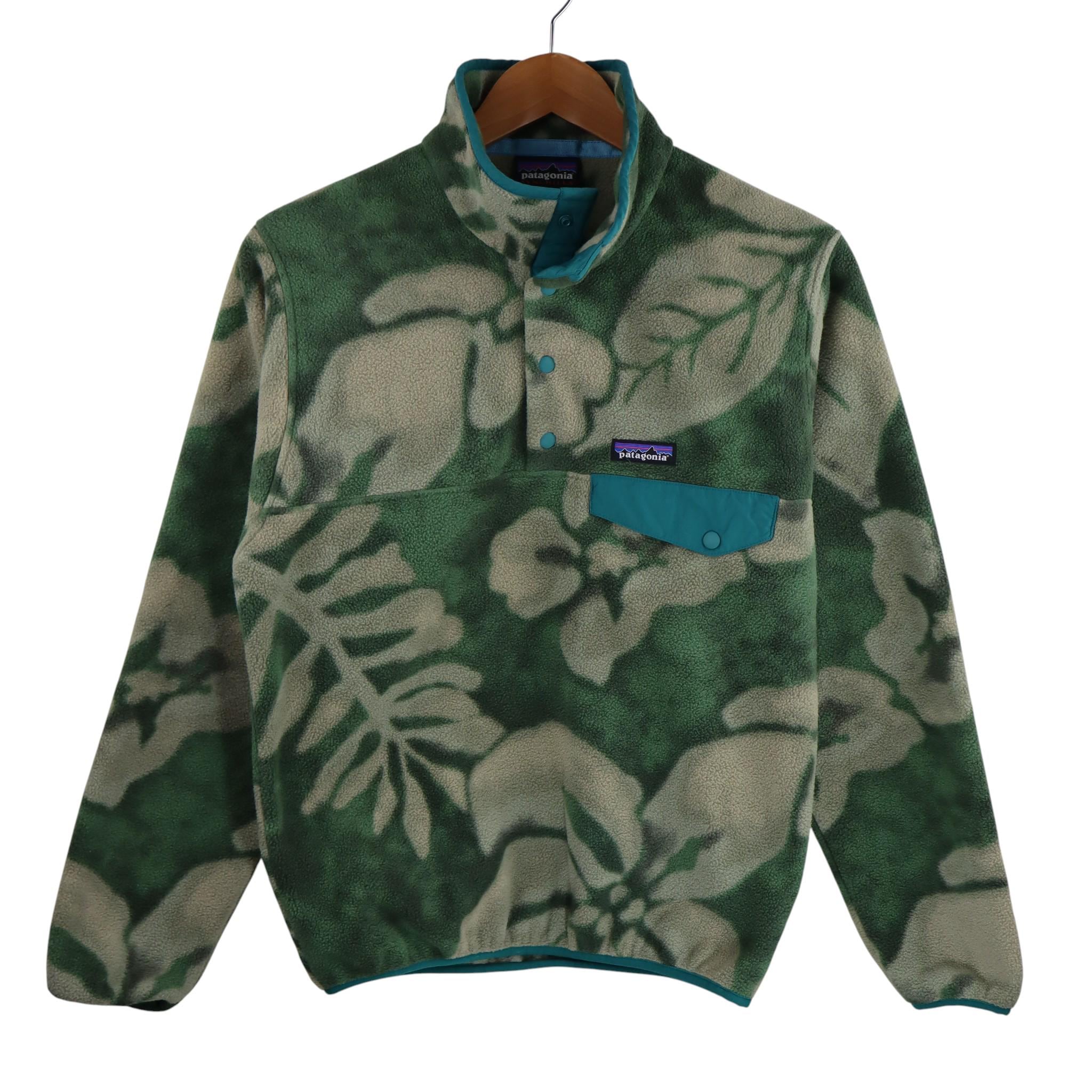 Vintage Patagonia Spice Garden Floral Hibiscus Hawaiian Synchilla
