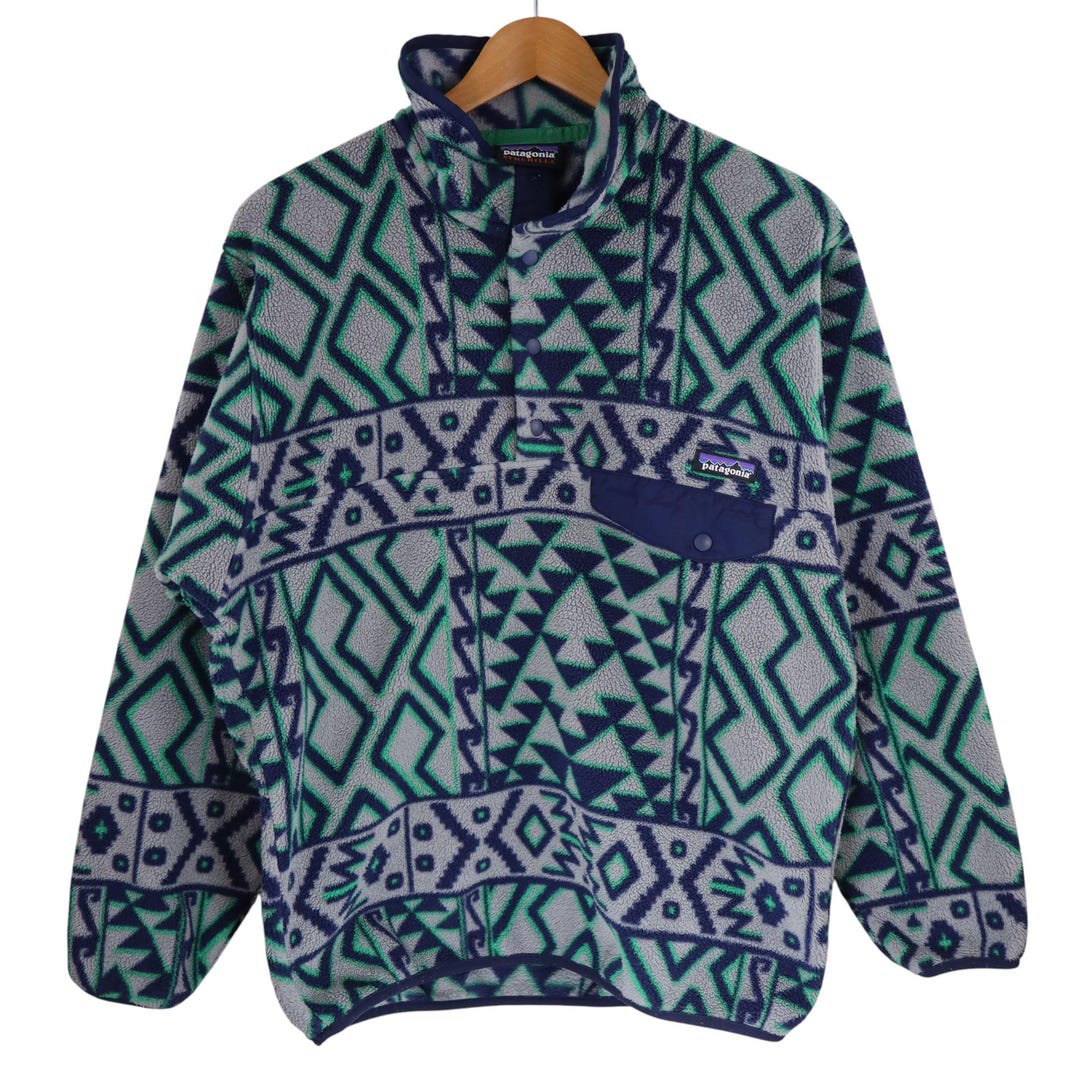 Patagonia Montana Siete Aztec Tribal Southwestern Synchilla Fleece