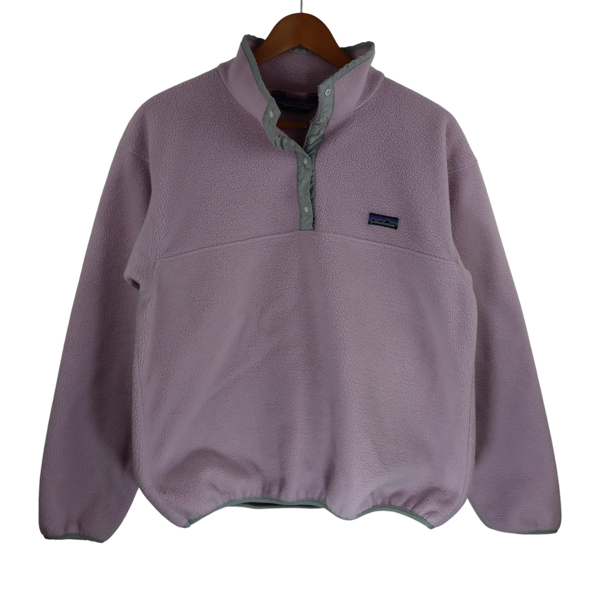 Vintage 80s Patagonia Synchilla Fleece Snap T Pullover Jacket Mens
