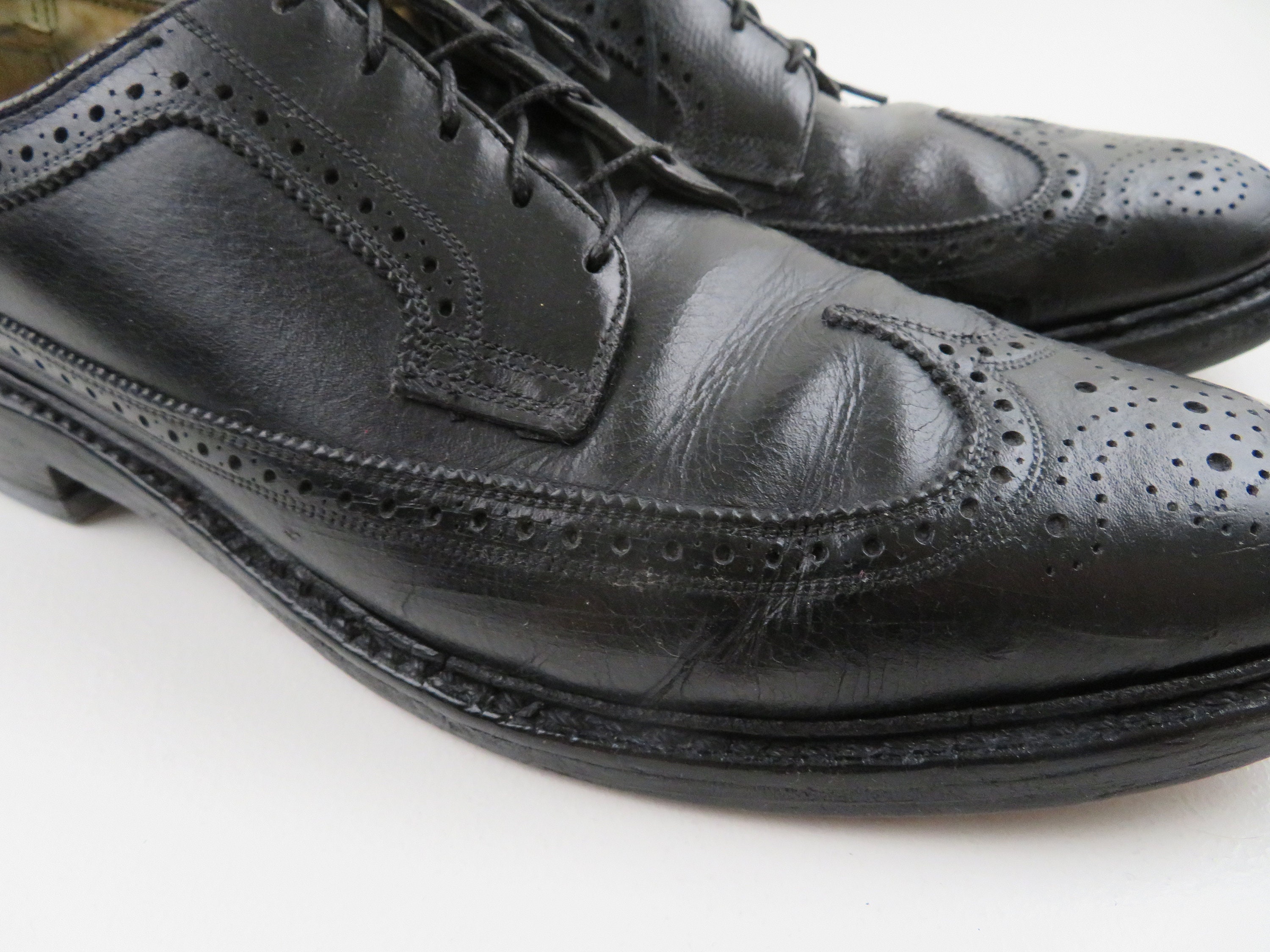 Vintage 90s Florsheim Royal Imperial Mens Leather Longwing  display picture 3