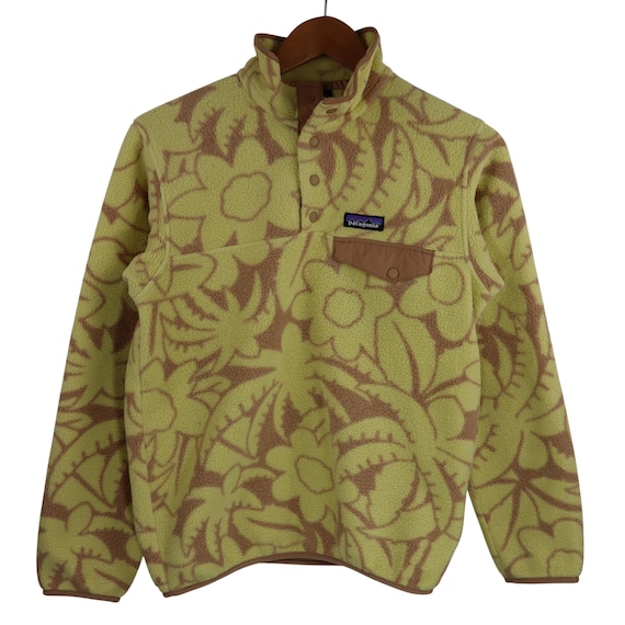 Patagonia Abundance Surfboard Yellow Floral Hawaiian All Over