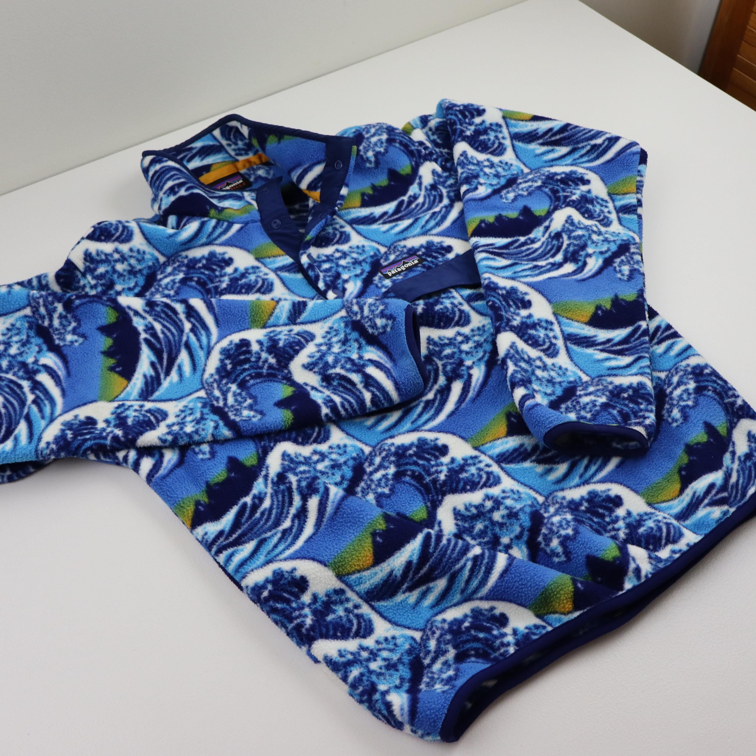 Patagonia Fitzroy Hokusai Wave All Over Print Synchilla