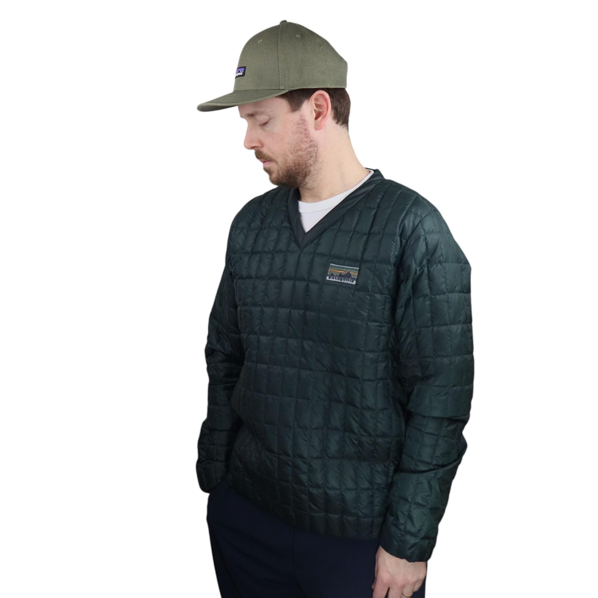 Y2K パタゴニア 40周年記念 リサイクルダウン Vネック プルオーバー