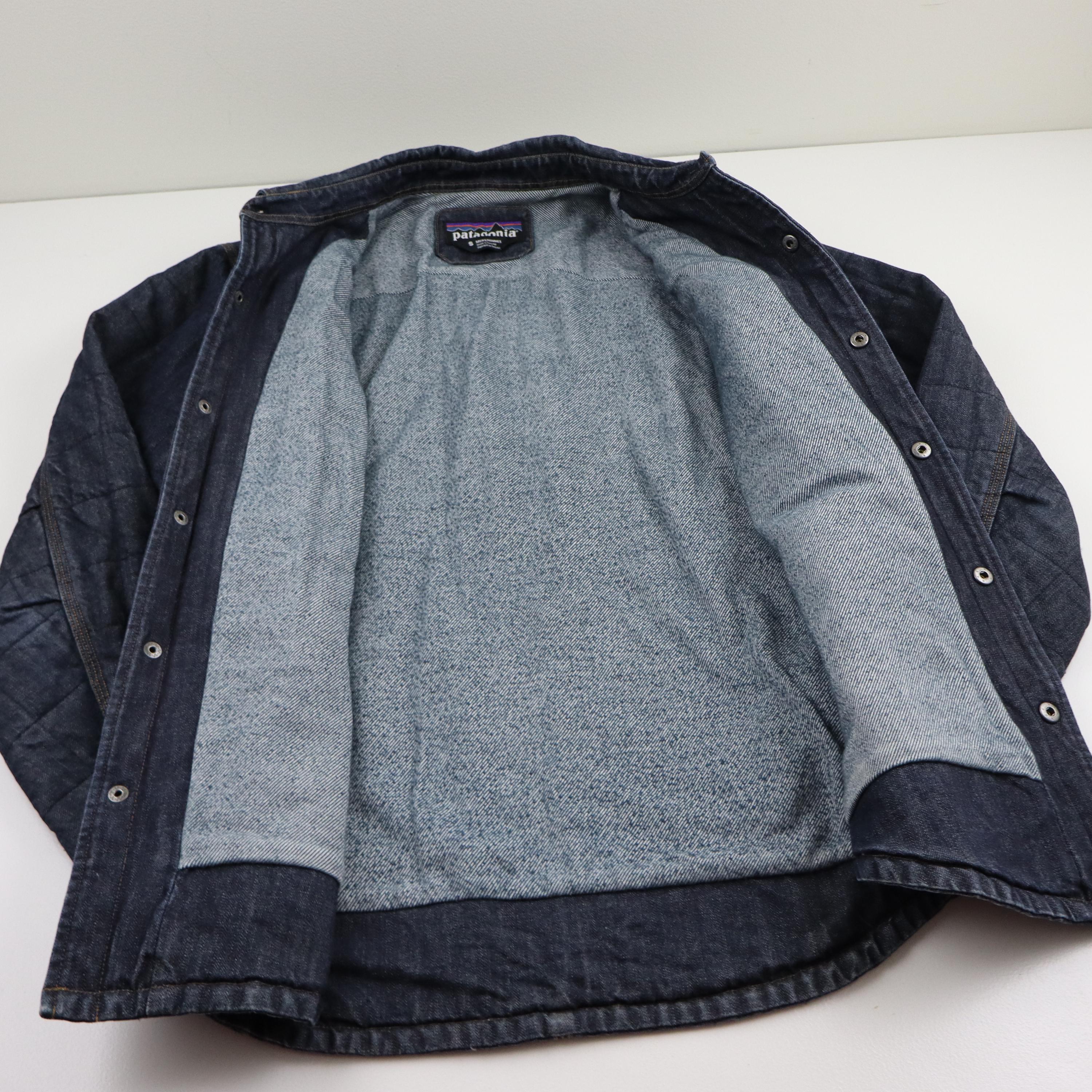 Patagonia Heavy Hopper Quilted Insulated Denim Snap Front Workwear