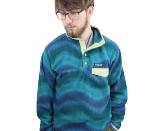 Y2K Patagonia Aztec Champions Big Anthos Pink Tribal All Over