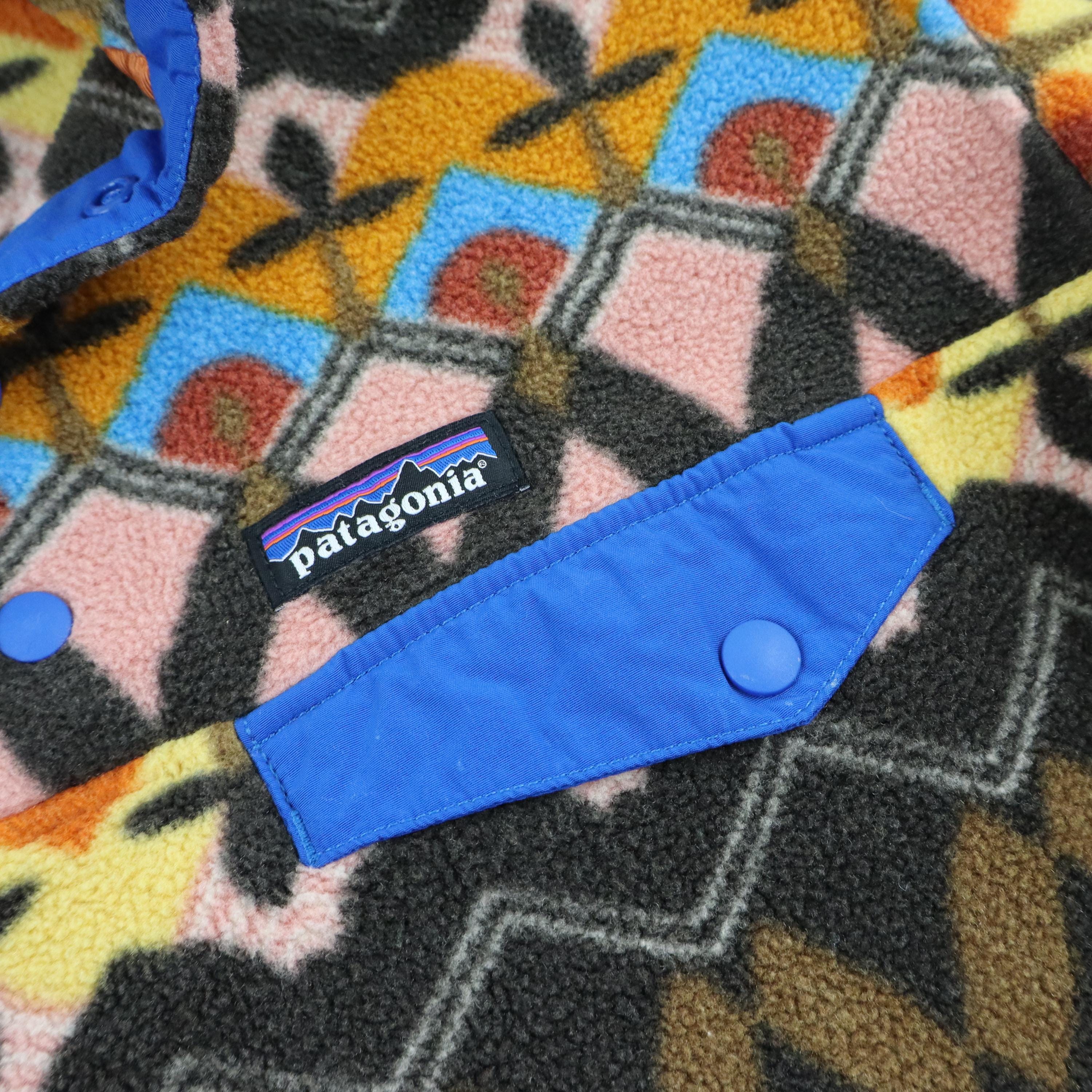 Y2K Patagonia Aztec Champions Big Anthos Pink Tribal All Over