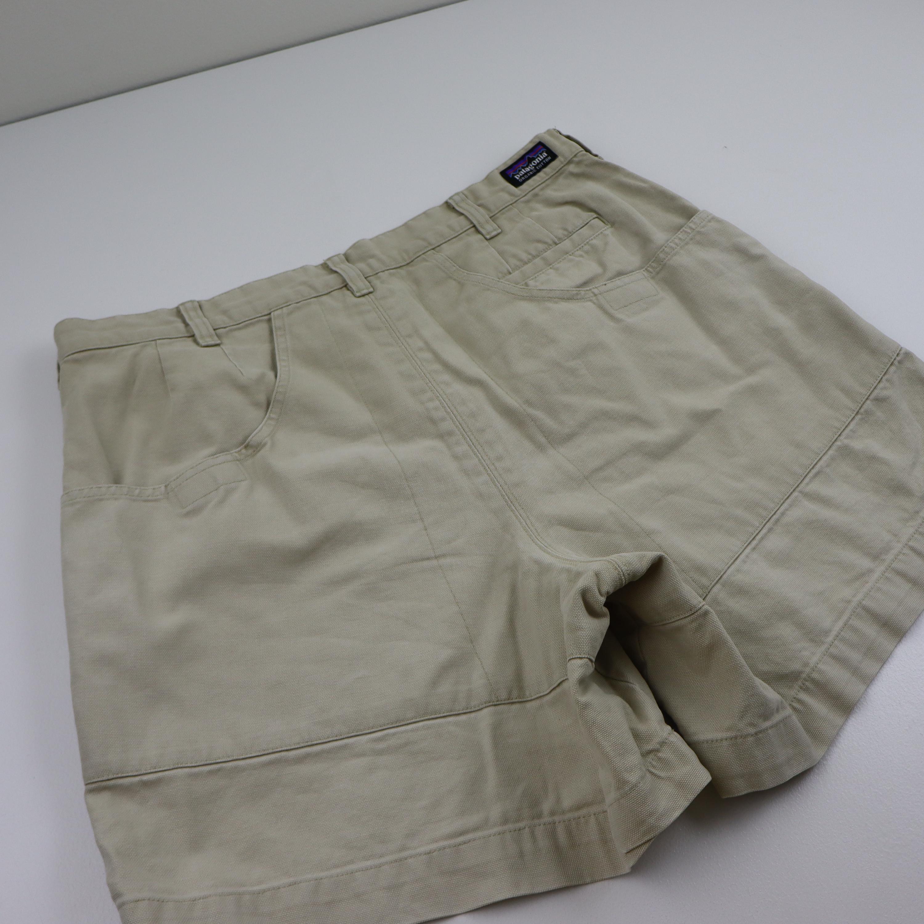 Patagonia Heavyweight Canvas Denim Stand up Hiking Shorts Mens 35