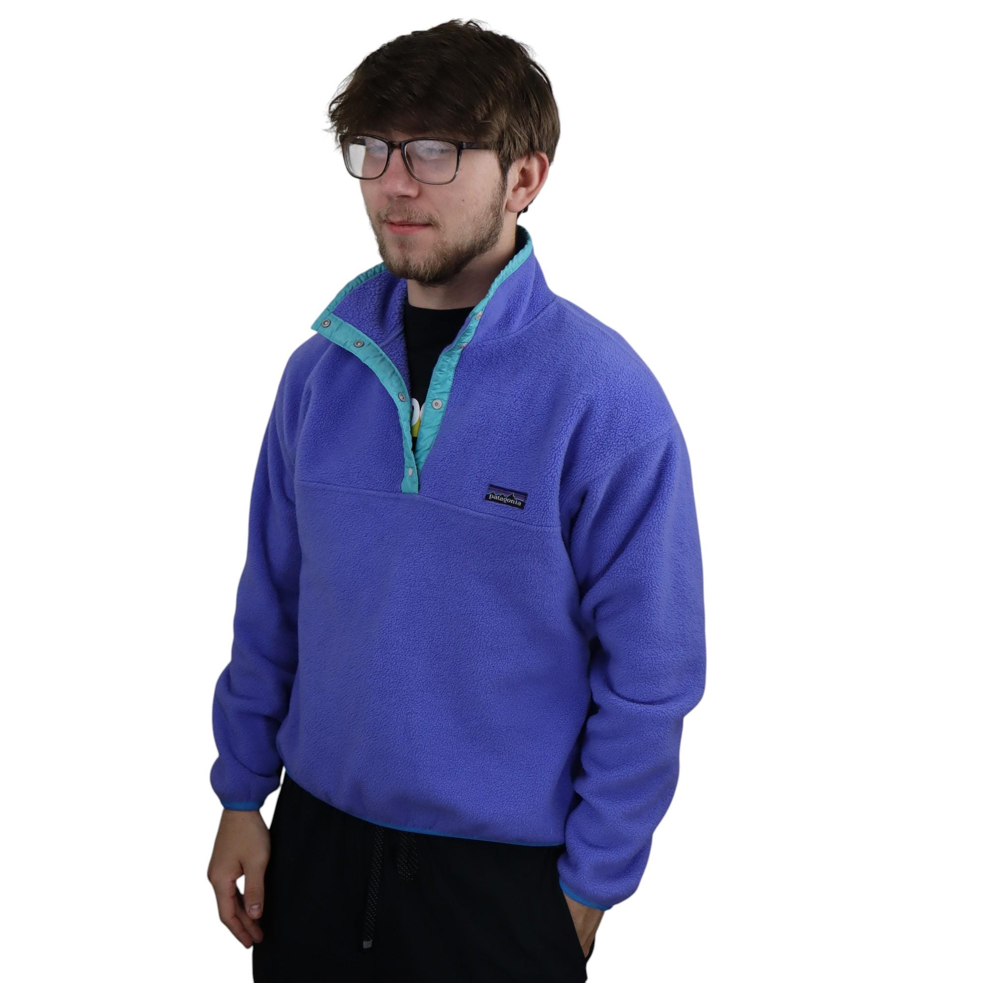 Vintage 80s Patagonia Snap-t Fleece Pullover USA Made Unisex XS