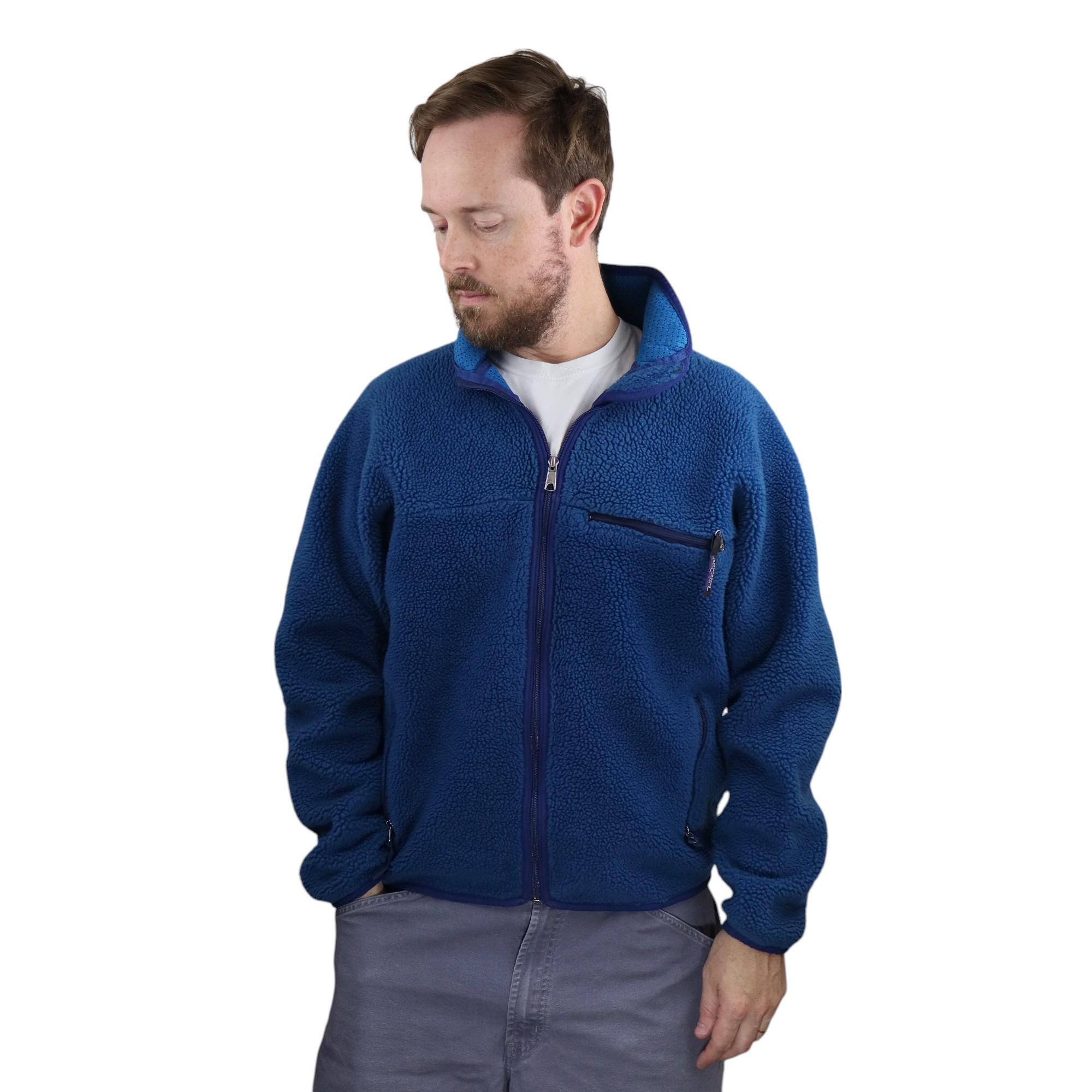 Vintage 1992 Patagonia Retro-x Deep Pile Shearling Fleece Jacket