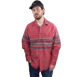Chemise cowboy Wrangler coupe 17,5 aztèque tribal western rodeo x longues queues - France