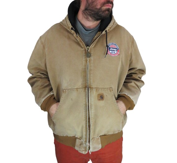 Vintage Carhartt Men's Jeep Sandstone Duck Active
